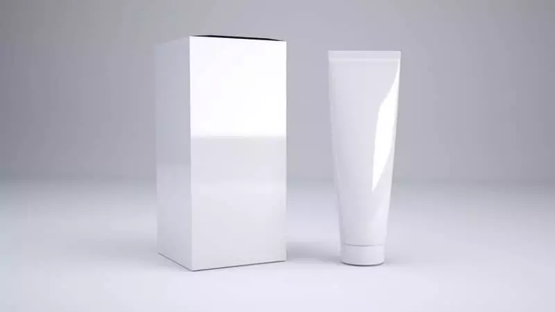 Plastic cosmetic tube