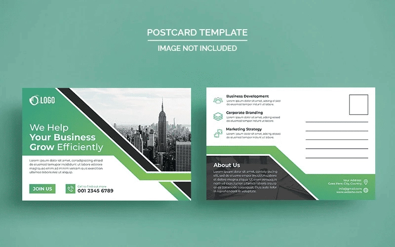 postcard template