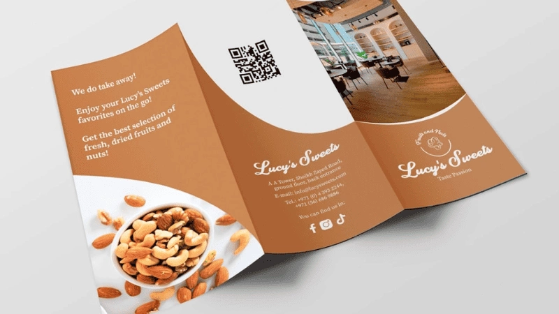 dried fruits brochure