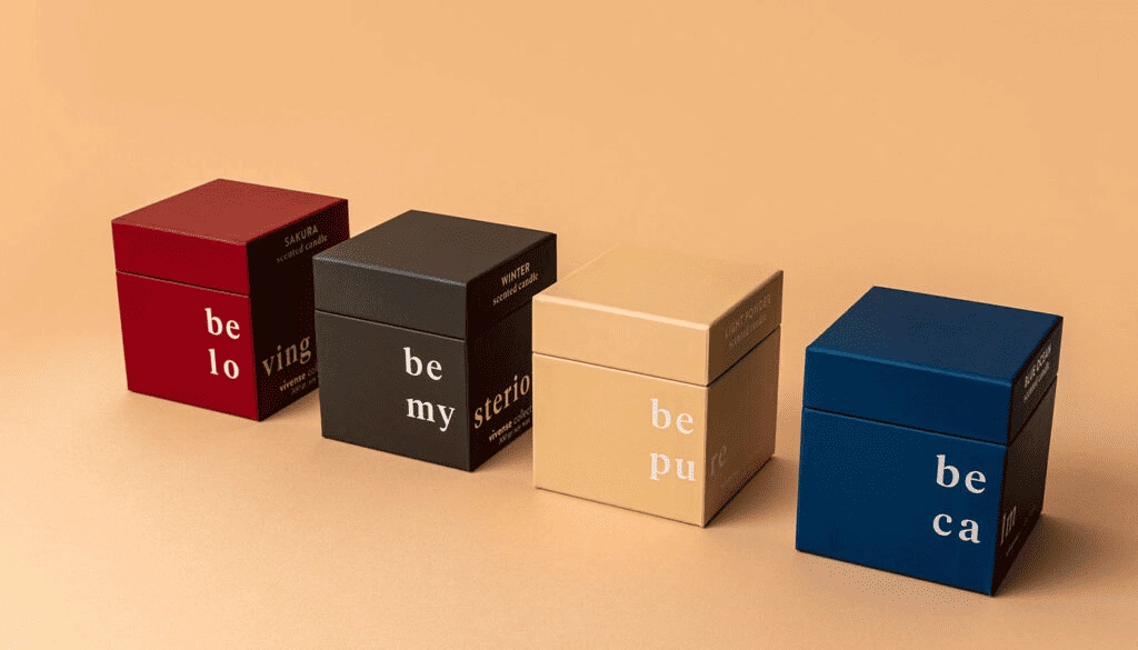 candle packaging boxes