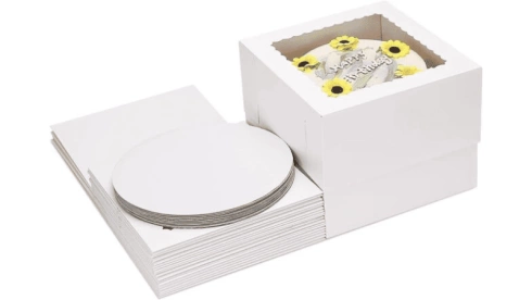 die-cut cake box